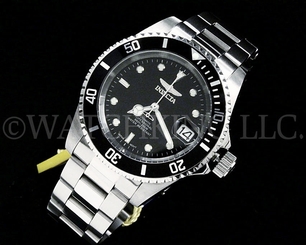 NEW Invicta Men Pro Diver Coin Edge Bezel NH35 Auto 24 Jewels S.S Bracelet Watch