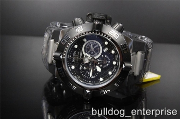 Mens Invicta Subaqua Noma IV Chronograph Black Rubber Stainless Swiss Watch New 843836065641