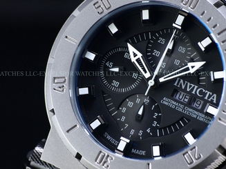 Invicta Men Coalition Forces CE & LE Swiss Made Auto Chrono Solid Titanium Watch