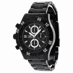 NEW Mens Invicta 11279 Specialty Chronograph Black Dial Stainless Steel Watch
