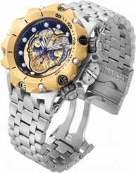 16807 Invicta Reserve 52mm Venom Hybrid Swiss Master Calendar SS Bracelet Watch