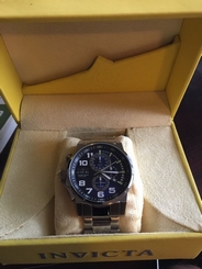 Invicta 46mm I Force 14957 Lefty Chronograph Stainless Steel Bracelet Watch