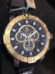Invicta 14258 Limited Ed 198/199 Swiss Quartz Black Rubber Men's Watch New