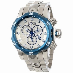 Invicta Men's 10806 Venom Reserve Chronograph Silver-Tone Stainless Steel Watch 886678108060