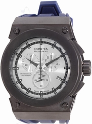 Invicta Reserve 80769 52mm Akula Swiss Made Chronograph Blue Strap Mens Watch