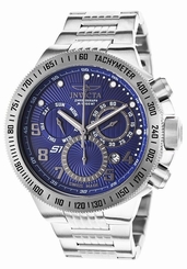 Mens Invicta 15441 S1 Rally Swiss Chronograph Blue Dial Stainless Steel Watch