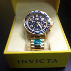 Invicta Men's 14391 Specialty Analog Display Japanese Quartz Gold Watch