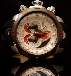 Invicta Mens Reserve Venom Master Calendar Swiss MADE Chronograph Strap Watch