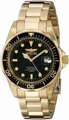 Invicta Men's 8936 Pro Diver Collection 23k Gold Plated Watch 843836089364