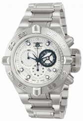New Mens Invicta 11343 Subaqua Diver Chronograph Steel Bracelet Watch 886678113439