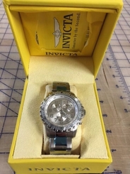 Invicta Men's 6620 II Collection Chronograph Stainless Steel Silver Dial Watch 843836066204