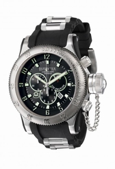 New Mens Invicta 0803 Russian Diver Offshore Chronograph Black Dial Watch