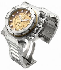 New Mens Invicta 15573 Coalition Forces Chronograph Steel Bracelet Watch