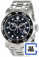 Invicta Men's 0069 Pro Diver Collection Stainless Steel Watch