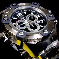 Invicta Reserve Grand Arsenal Octane Black 63mm Chronograph Swiss Watch New