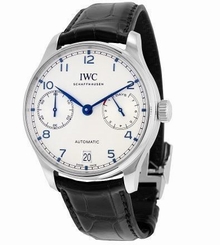 IWC Portugieser Automatic 42mm Steel/Leather Men's Watch IW500705