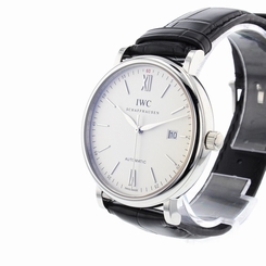 NEW IWC Portofino Automatic Silver Dial Stainless Steel 40mm Mens Watch IW356501 7640127775424