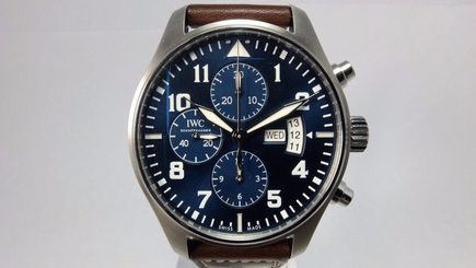 IWC PILOT LE PETIT PRINCE CHRONOGRAPH AUTOMATIC DAY-DATE IW377706 BOX & PAPERS
