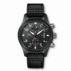 IWC Pilots Top Gun Chronograph Black Dial Ceramic 46mm IW388007