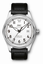 New IWC Pilot's Mark XVIII White Dial Leather Strap Men's Watch IW327002