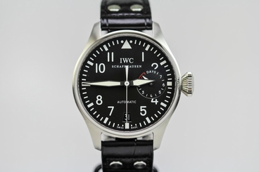 IWC Classic Big Pilot Power Reserve Stainless Steel Watch 46mm IW500901 5009 7640127777244