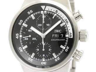 Polished IWC Aquatimer Chronograph Steel Automatic Mens Watch IW371908 BF110389