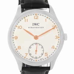 IWC Portuguese Chrono Manual Stainless Steel Mens Watch IW545408 7640127775936