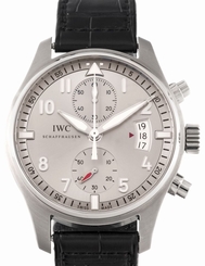 IWC Spitfire Chrono Ju-Air Limited Steel Date Auto Strap Mens Watch IW3878-09