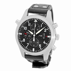 IWC Stainless Steel 46mm Split Second Pilot 3778 Double Chronograph IW3778-01