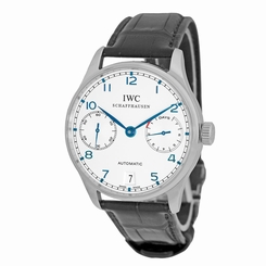 IWC Stainless Steel 42mm Portuguese 7 Days Power Reserve # 5001 Box Warranty