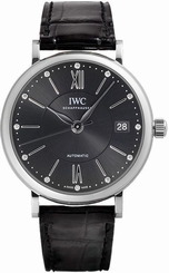 IWC Portofino Automatic 37mm Steel/Leather Watch IW458102 7613268425039