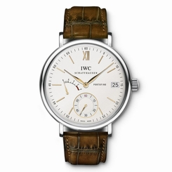 NEW IWC Portofino Hand Wound Eight Days Silver Dial Steel 45mm IW510103 7640127776520