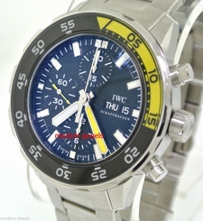 IWC IW3767-08 Aquatimer Chronograph Mens Watch Stainless Steel Bracelet IW376708