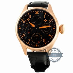 IWC Big Pilot Perpetual Calendar LE IW5026-35 Auto Rose Gold Mens Strap Watch