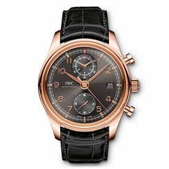 NEW IWC Portuguese Chronograph 18K Rose Gold 42mm Automatic Watch IW390405 7613268279052