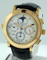 IWC Perpetual Calendar Minute Repeater VERY RARE Moonphase Chronograph watch.