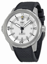 IWC IW329003 Aquatimer Swiss Automatic Silver Dial Men's Black Rubber Watch New 7613268305270