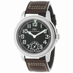 IWC MEN'S PILOTS 44MM BROWN LEATHER BAND STEEL CASE MECHANICAL WATCH IW325401