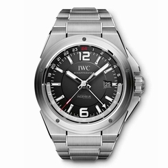NEW IWC Ingenieur GMT Automatic Black Dial Steel 40mm IW324402