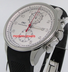 IWC Portuguese Yacht Club Chronograph Silver IW390211 - New Calibre Movement ! 7640127776568