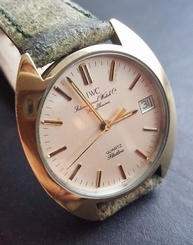 IWC Schaffhausen Working Flatline Quartz Working Wristwatch