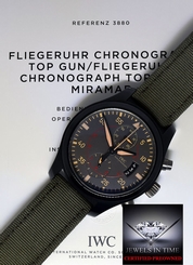IWC Top Gun Miramar Chronograph Ceramic Titanium Mens Watch Box/Papers IW388002 7640127776155