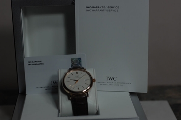 IWC IW3565 Portofino 18K Rose Gold Automatic 40mm Near Mint Conditio Box/Papers