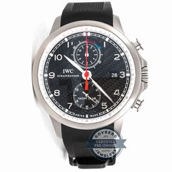IWC Portuguese Yacht Club Volvo Racer IW3902-12 Auto Titanium Mens Strap Watch  7640127776193