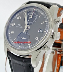 IWC Portuguese Chronograph Automatic Mens Watch IW390404 - New 42 mm Model ! 7613268281284