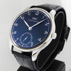 IWC Portuguese Manual Wind B&P 44mm Black Dial IW545407 Brand NEW Ret: $8,900
