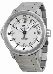 IWC IW329004 Aquatimer Swiss Automatic Silver Dial Men Steel Watch New Authentic