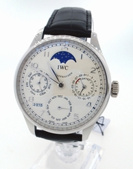 IWC Portuguese Perpetual Calendar Moonphase Platinum IW503203 Watch 5032-03 7640127776643