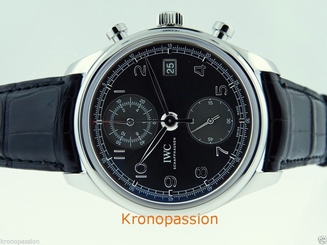 IWC Portuguese Chronograph Classic Stainless Steel Ref.3904-04 New !