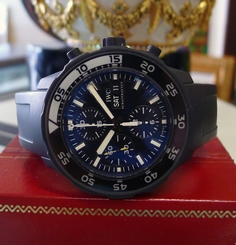 Mens IWC Aquatimer Limited Edition Galapagos Islands Chronograph Watch